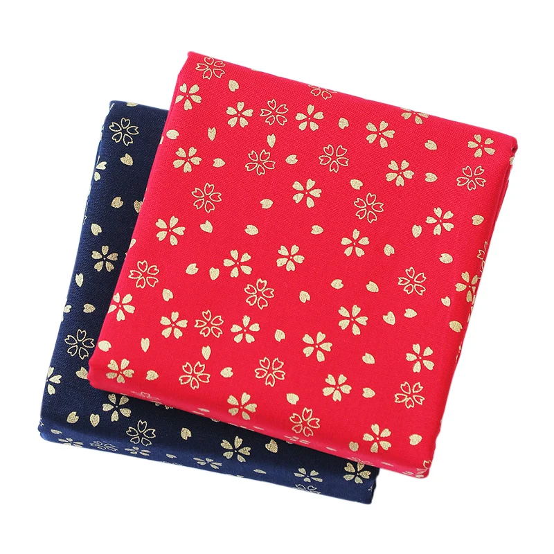 

ZXIIXZ Bronzing Cotton Clothing Fabric Printed Embroidery Handmade Materials Kit Frame Lace Button Handbag Needlework Shoulder