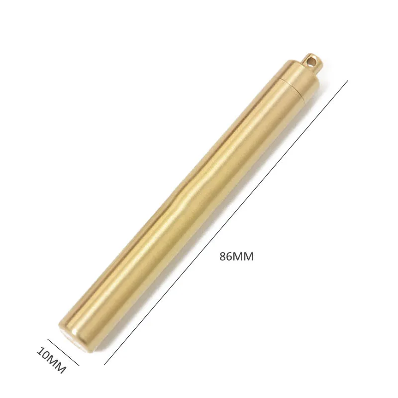 

1Pcs Pill Case Eco-Friendly Seal Bottle Travel Container Portable Ultralight Waterproof Toothpick Holder