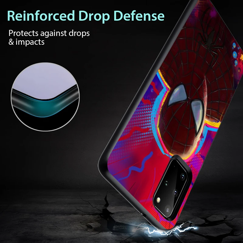 

Marvel Spider Man For Samsung Note 20 10 8 9 M31S M60S M40 M30 M21 M20 M10 Ultra Pro Plus Black Phone Case