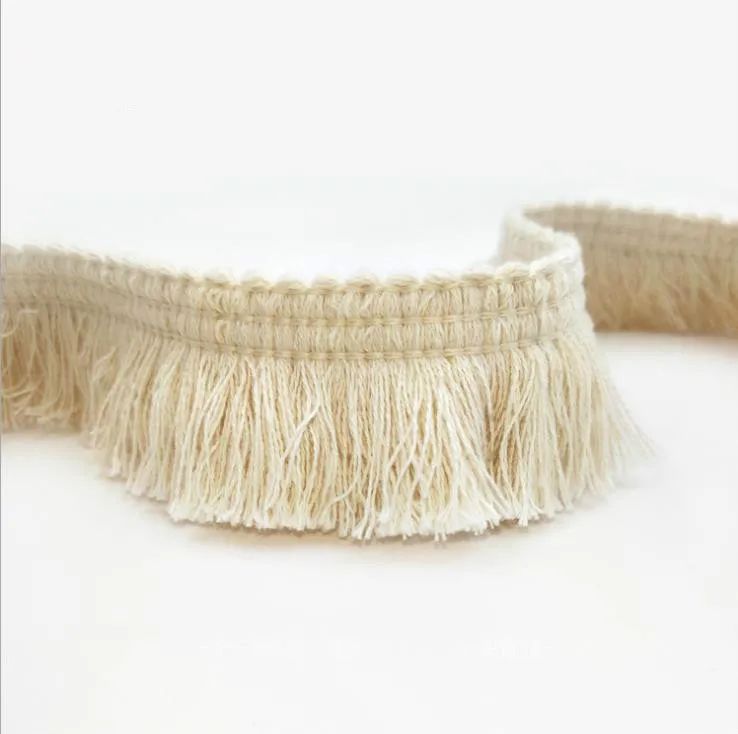 10 ярдов/партия хлопковых шифрования кружево бахрома находится на расстоянии 4 см