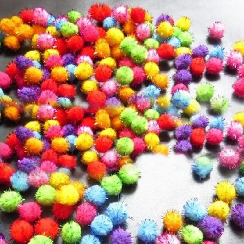 Помпоны 100 шт./упак. для украшения вечеринок и свадеб принадлежности рукоделия