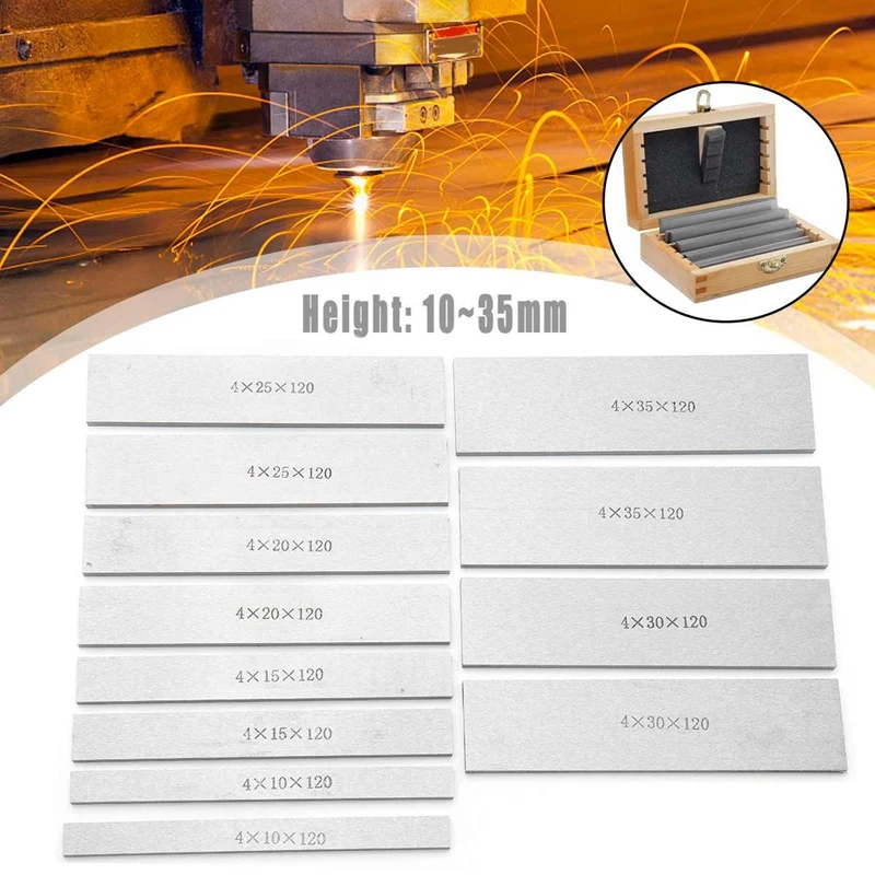 6 пар 12 шт. параллельные колодки блок из легированной стали фрезерные с ЧПУ набор