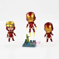 genuine action figure the avengers iron man doll car decoration cake decoration anime doll model toy