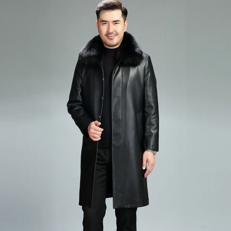 Купить Зимнее Кожаное Пальто Мужское