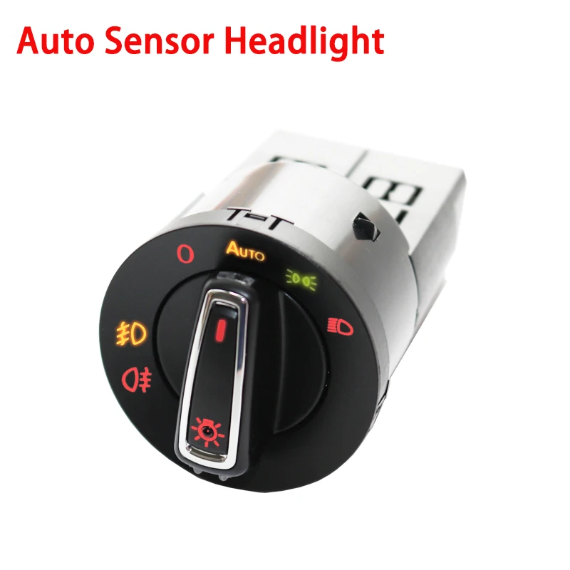 

Двойной датчик головки Авто датчик фар переключатель лампы Plug And Play для VW Golf Jetta MK5 6 Tiguan Touran Passat Polo Bora