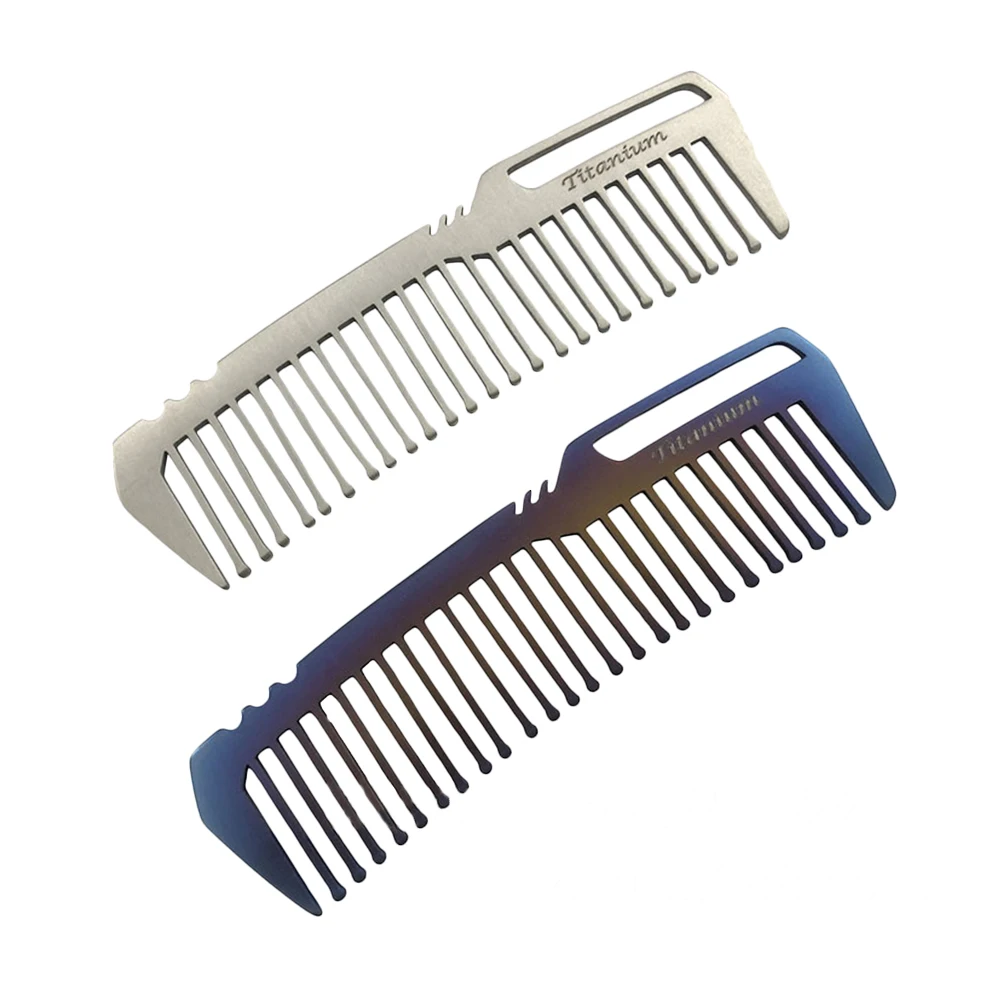 

Titanium Comb EDC Hair Barber Comb Mini Ultra Pocket Anti Static Comb for All Hair Types