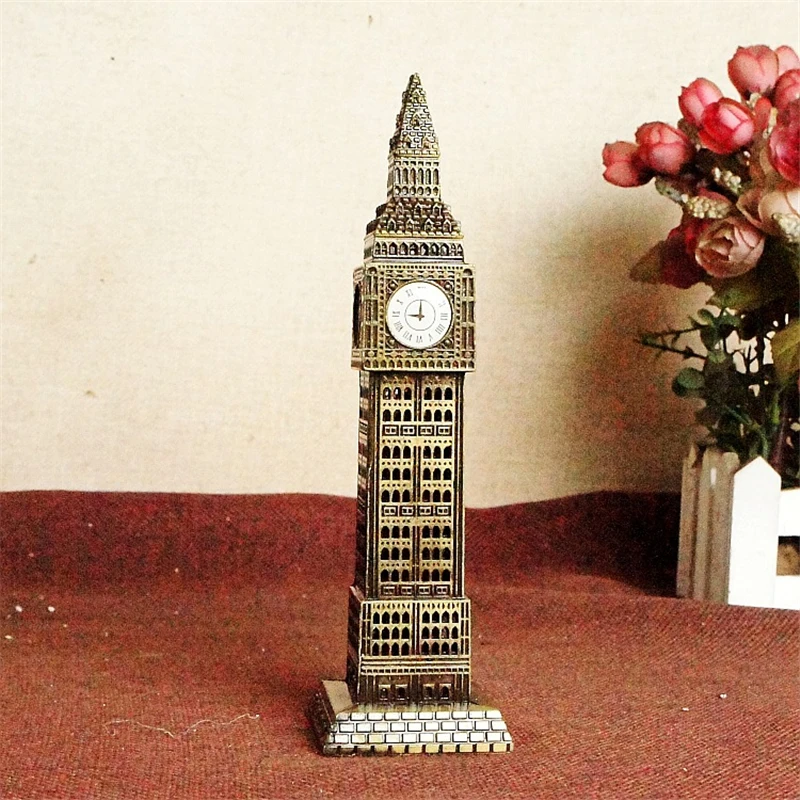 Часы Big Ben YWSM09C модель из сплава для домашнего декора|Статуэтки и миниатюры| |