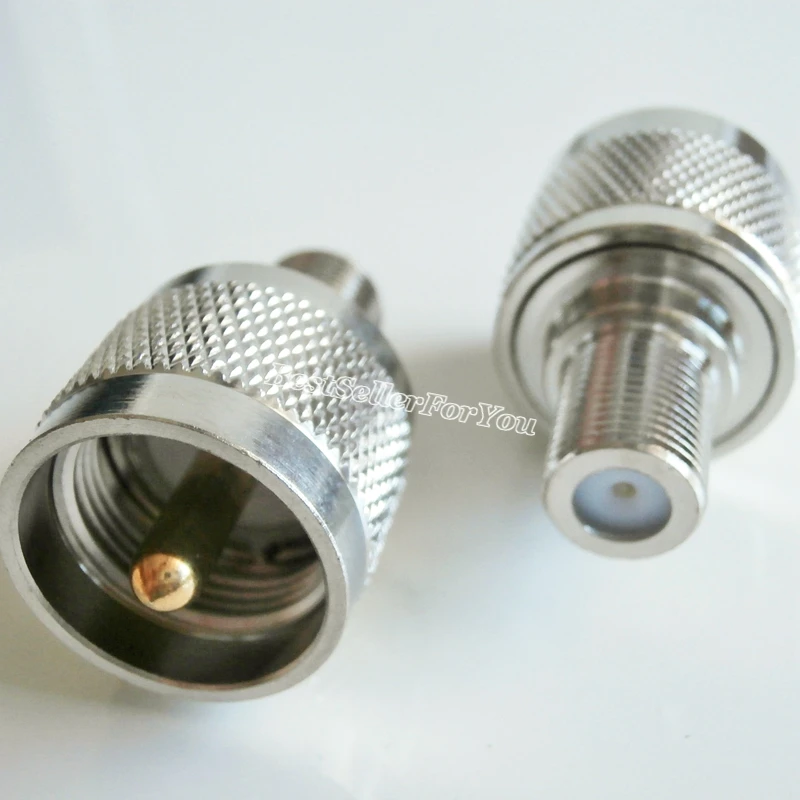 1 шт. переходник F-UHF F Jack Female на UHF PL-259 PL259 штекер RF разъем медь | Строительство и
