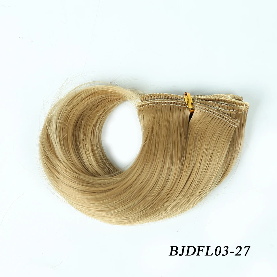 Bybrana Черный Коричневый Серебряный Многоцветный 15*100 см Парики BJD SD волосы для кукол DIY