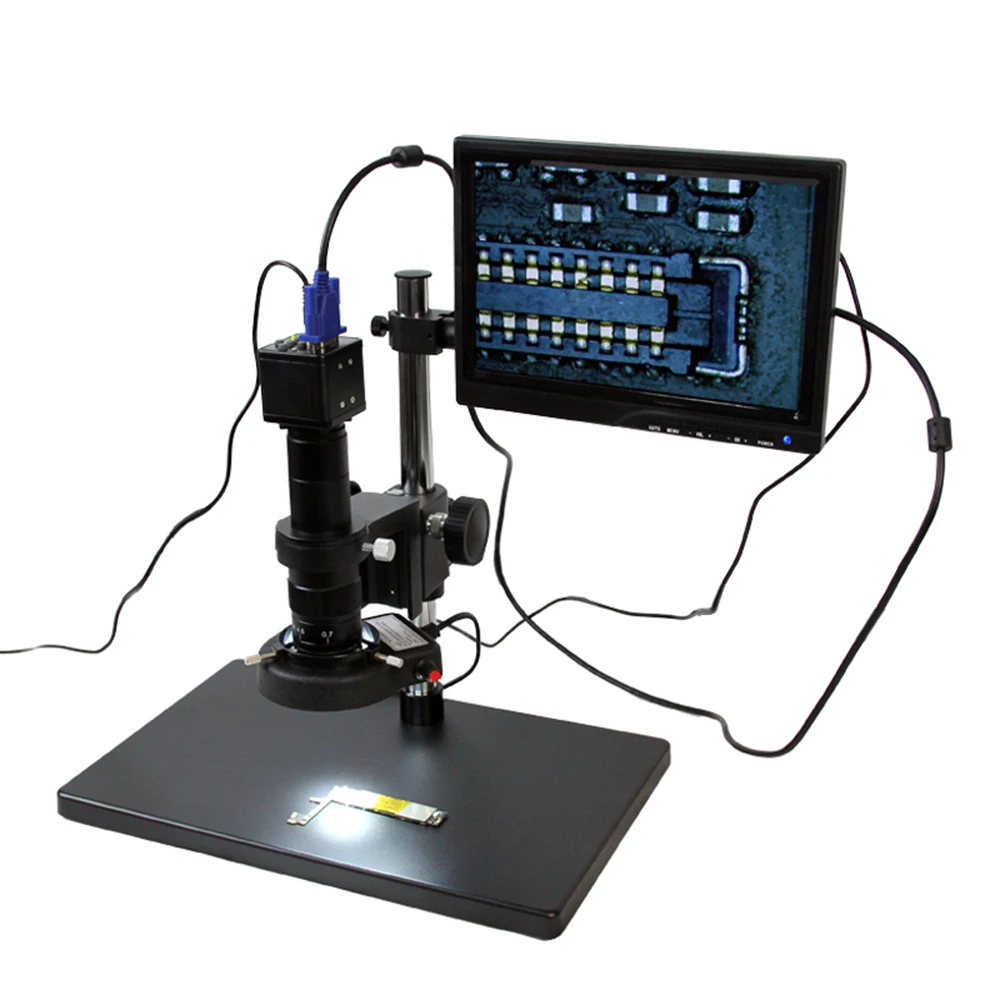 Фото - Профессиональный микроскоп TBK-10A HD 10 ~ 180x, настольный микроскоп, профессиональный микроскоп для обслуживания процессора Iphone BGA, промышленное ... микроскоп