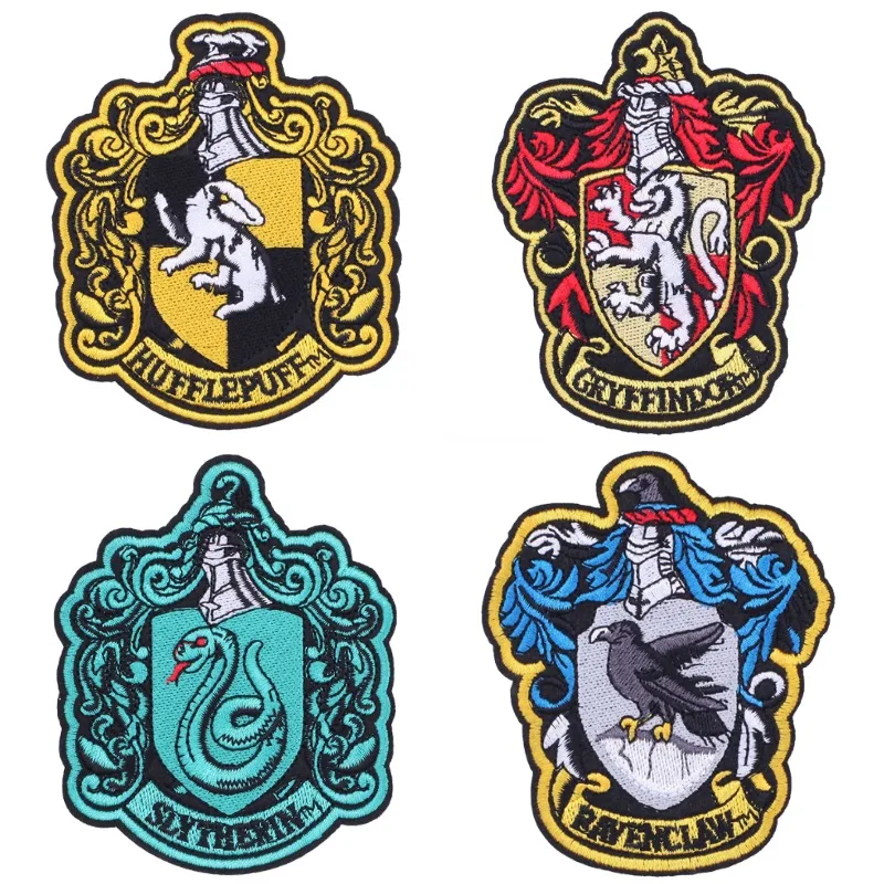 Волшебная Академия нашивки с утюгом для курток Наклейки Аппликации Diy панк череп