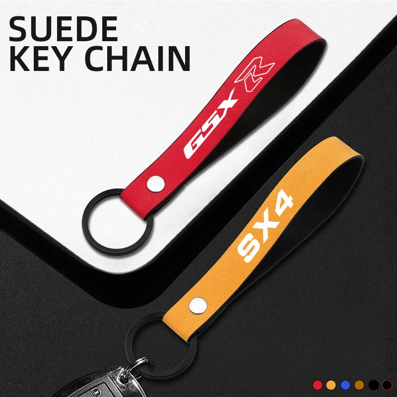 Безопасный замшевый брелок для ключей Suzuki ALTO Gsxr Jimny kizashi Swift SX4 VITARA мужчин и женщин -