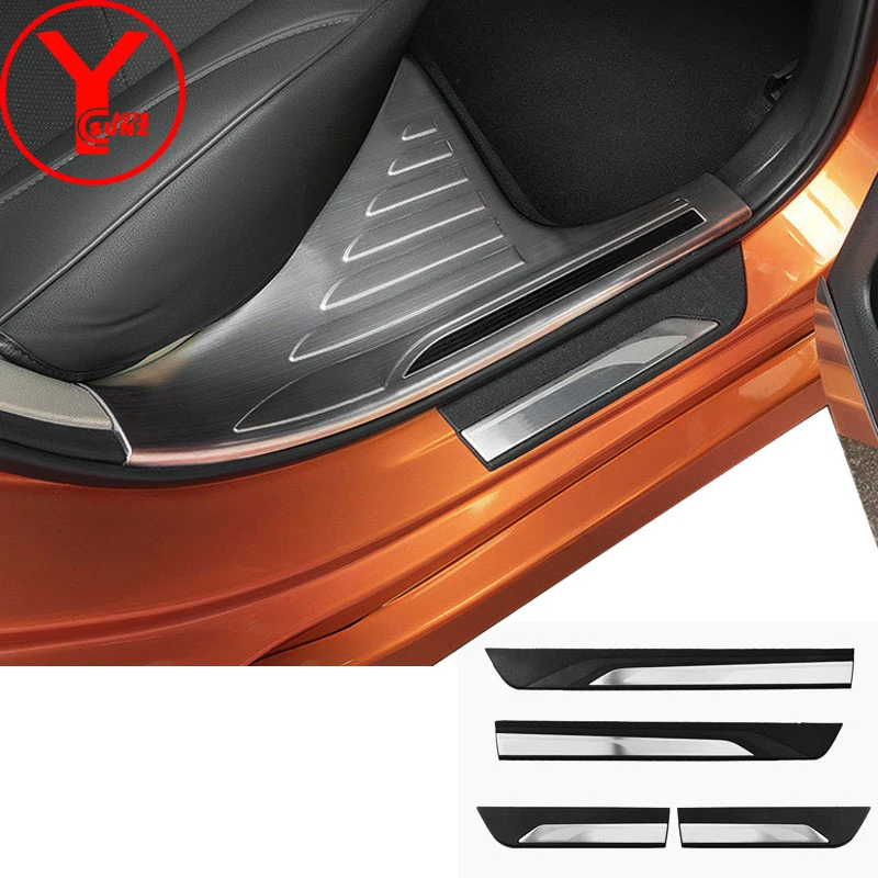 Крышка порога двери со светодиодом для honda civic 2016 2017 2018 аксессуары запасные части