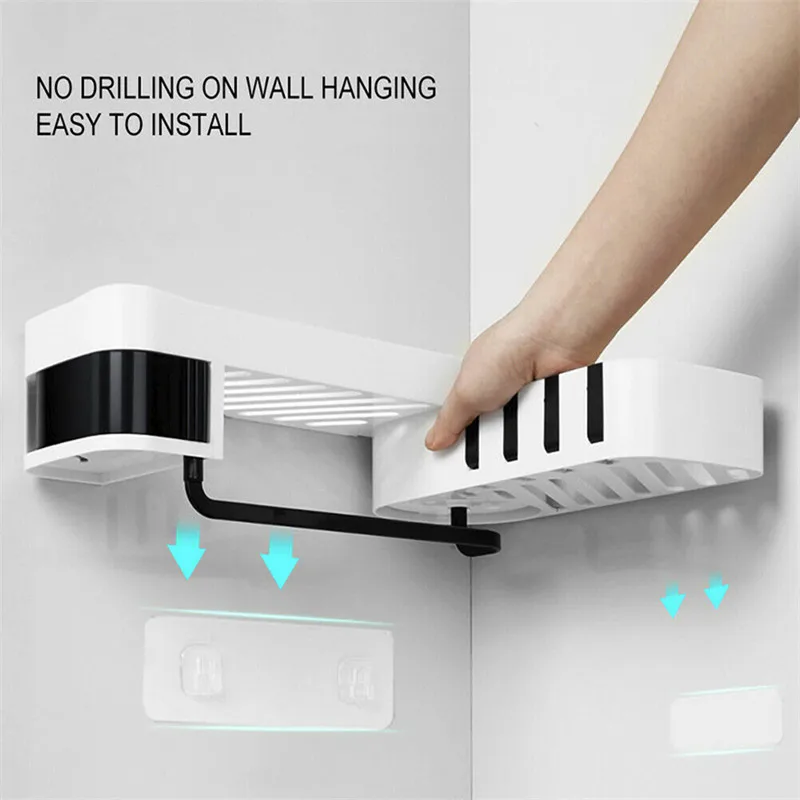 Угловая полка для душа ванная комната держатель кухни хранения специй