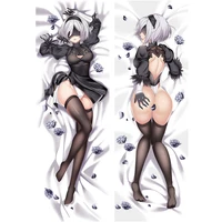 anime game nierautomata pillow covers yorha no 2 type b 2b 9s pillow case sexy girl 3d two sided bedding hugging body pillow