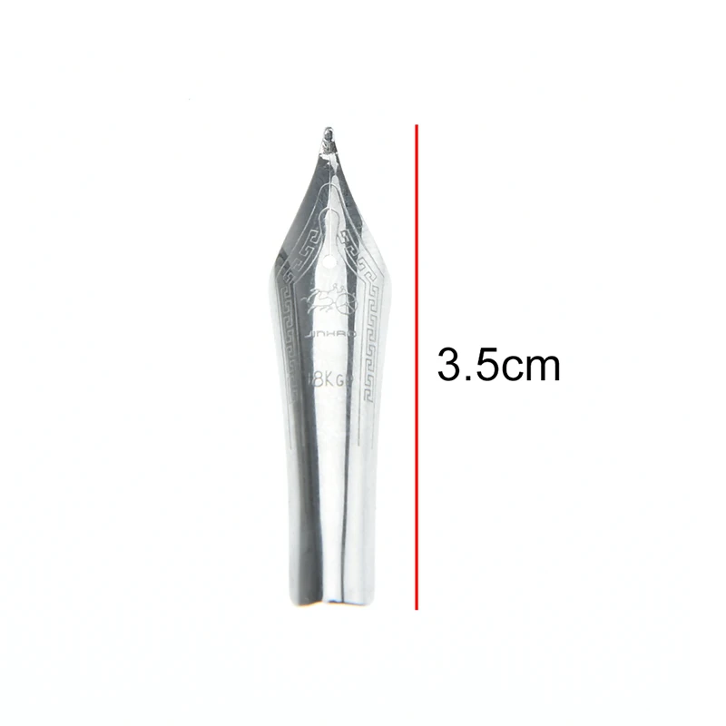 

1 PCS 750 159 Silver Fountain Pen Curved Tip Diy For Jinhao