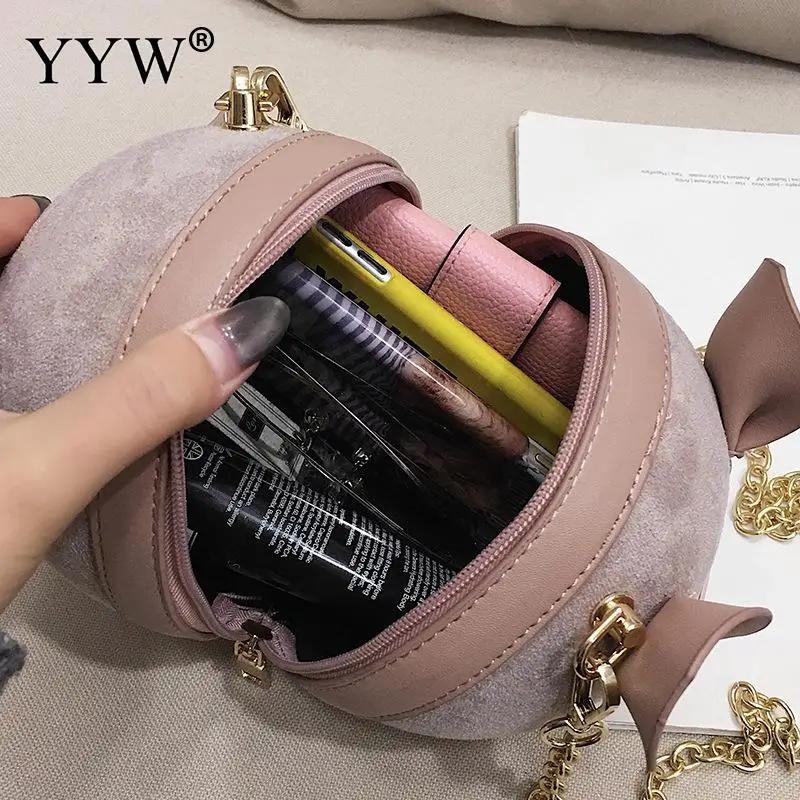 

2020 New Lovely Girls Chain Shoulder Bag Small Pig Mini Bags Fashion Solid High Quality Design Casual Round Handbags Female