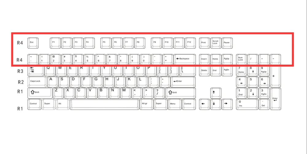 Цветные Diy клавишные колпачки pbt R4 Cherry MX клавиатура механический переключатель Keycap купить бесплатно 5 superficies красящая лента для возгонки keycap esc