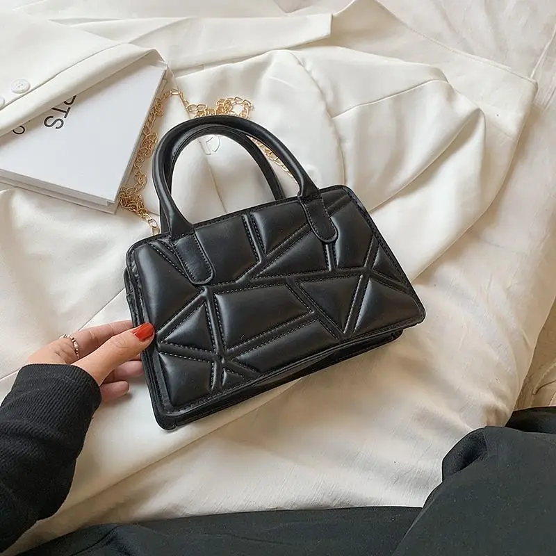 

Shoulder Bag Female Designer Backpack Women Bag Crossbody Bag Handbag All-match Texture Fashion 2021 New PU Leather Chain Simple