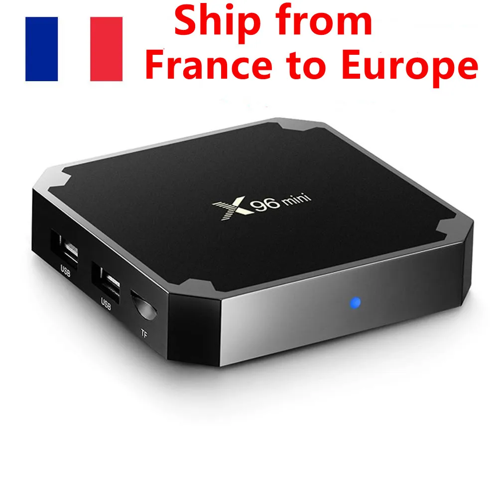Французская версия 5 шт. X96 MINI Android 7.1.2 TV Box 1 ГБ 8 и 2 16 Amlogic S905W Smart BOX Mini | Электроника