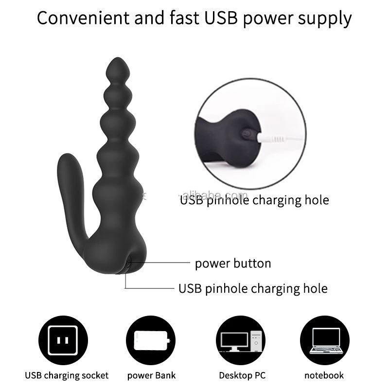Мужской анальный массажер простаты силикагель Задержка эякуляции Беспроводные
