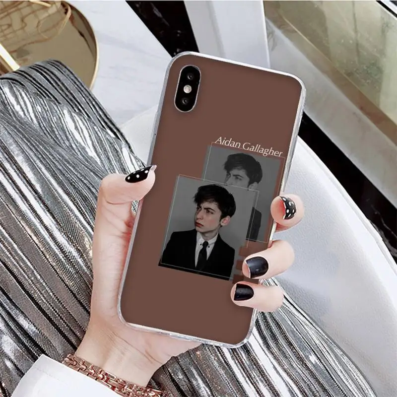 

YNDFCNB Aidan Gallagher Number Five Phone Case For iPhone X XS MAX 6 6s 7 7plus 8 8Plus 5 5S se 2020 XR 12 11 pro max case