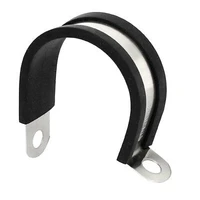 38mm dia epdm rubber lined p clip water pipe tube hose clamp holder