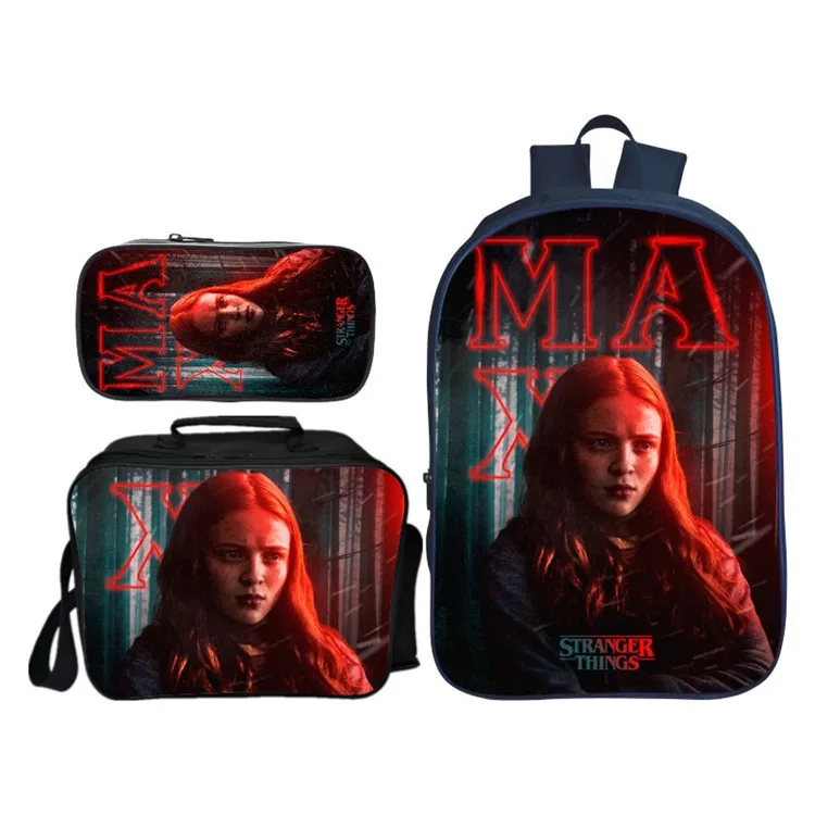 Лидер продаж школьный рюкзак 3 шт./компл. с принтом очень странные дела школьные