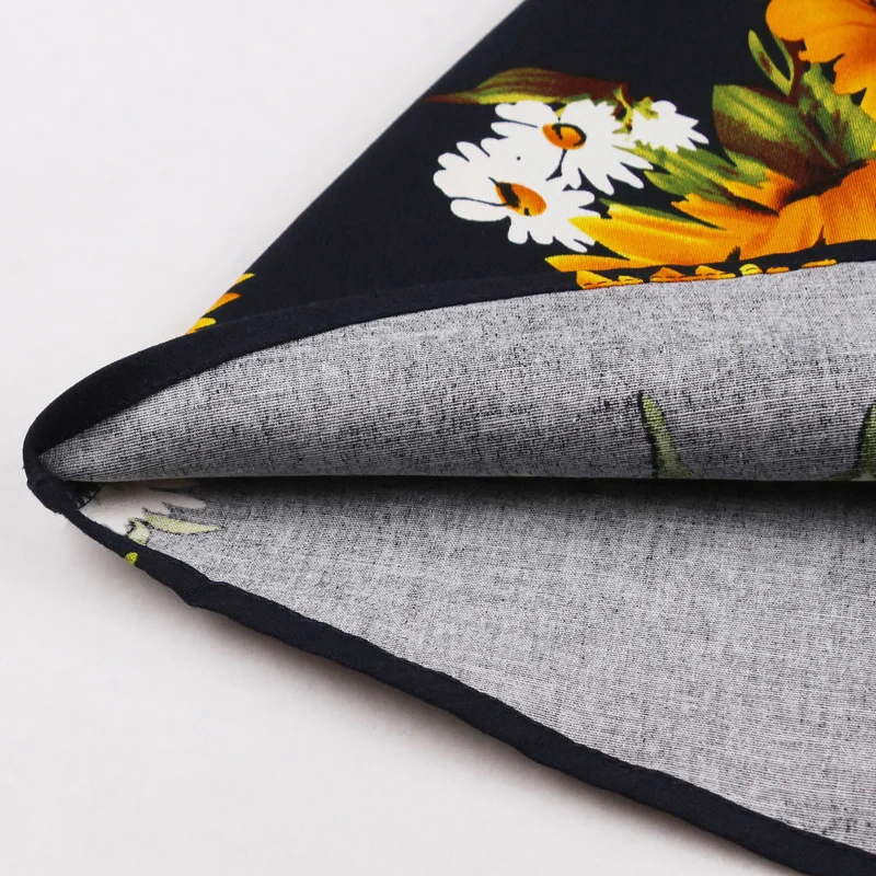 Женское винтажное платье Tonval облегающее с V-образным вырезом и цветочным принтом