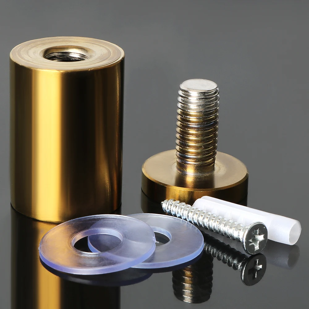 4/8 шт. стеклянные крепежные элементы диаметром 10 мм из нержавеющей стали