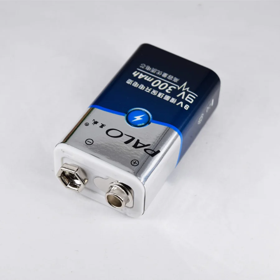 Бренд 4 шт./лот супер тяжелые батареи Palo 6LR61 6F22 006p 9V nimh 300mah аккумуляторная батарея для сигнализации, игрушки, Walkman