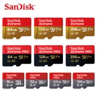 Карта памяти SanDisk 16 ГБ, 32 ГБ, 64 ГБ, 128 ГБ, Extreme Pro microSDXC UHS-I A1 A2 U3 Class 10, карта памяти 4K UHD Drone