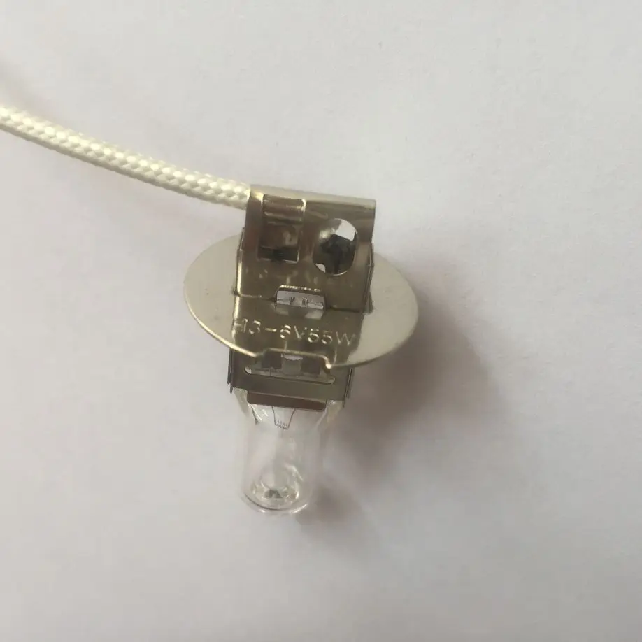 H3 6v55w фонарик лампа, H3 6V 55W Автомобильная Лампа, длина линии 8 см
