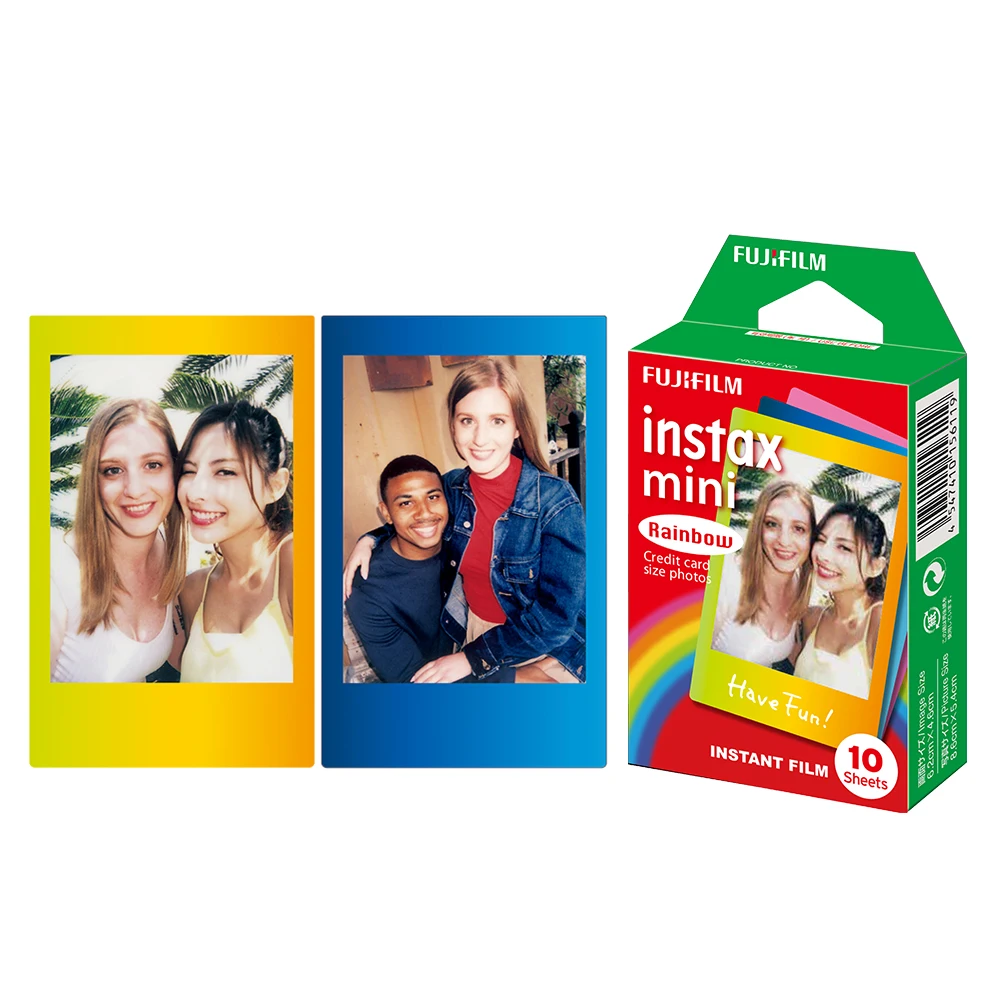 Пленка Fujifilm Instax Mini белая/цветная 10 100 листов белая 3 дюйма пленка для мгновенной