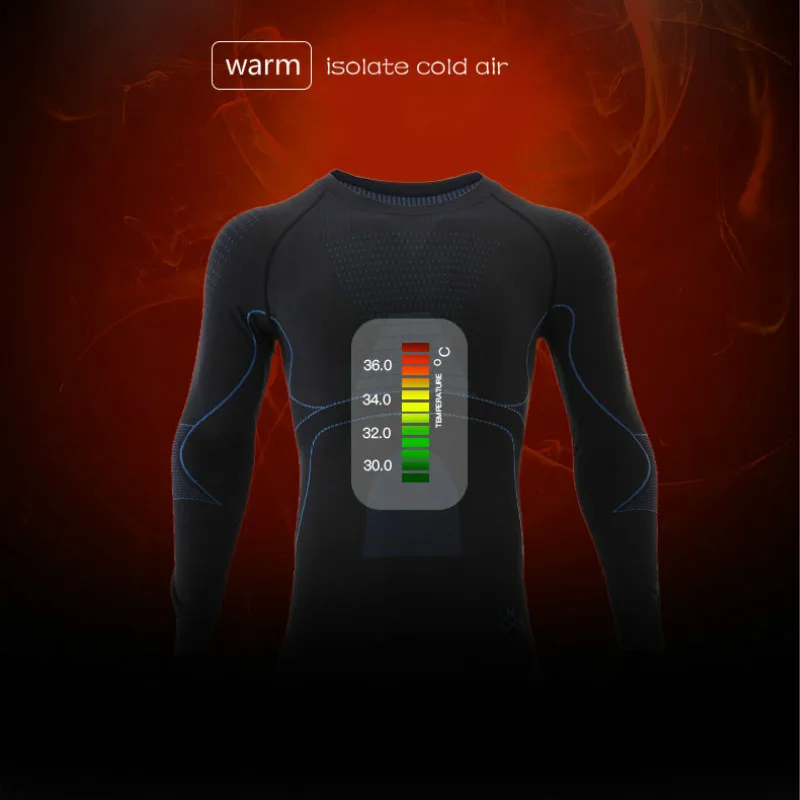 Комплект термобелья SMN для катания на лыжах и сноуборде мужчин женщин|Комплект