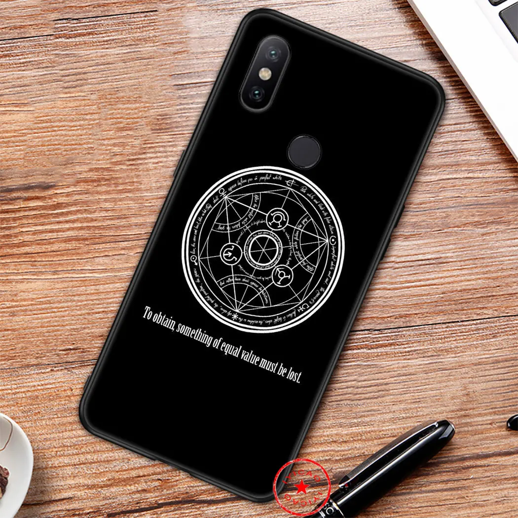 Fullmetal Alchemist Soft Case for Xiaomi Mi 10 9 8 A3 A2 9T Pro Lite SE A1 CC9 CC9E 5X 6X |