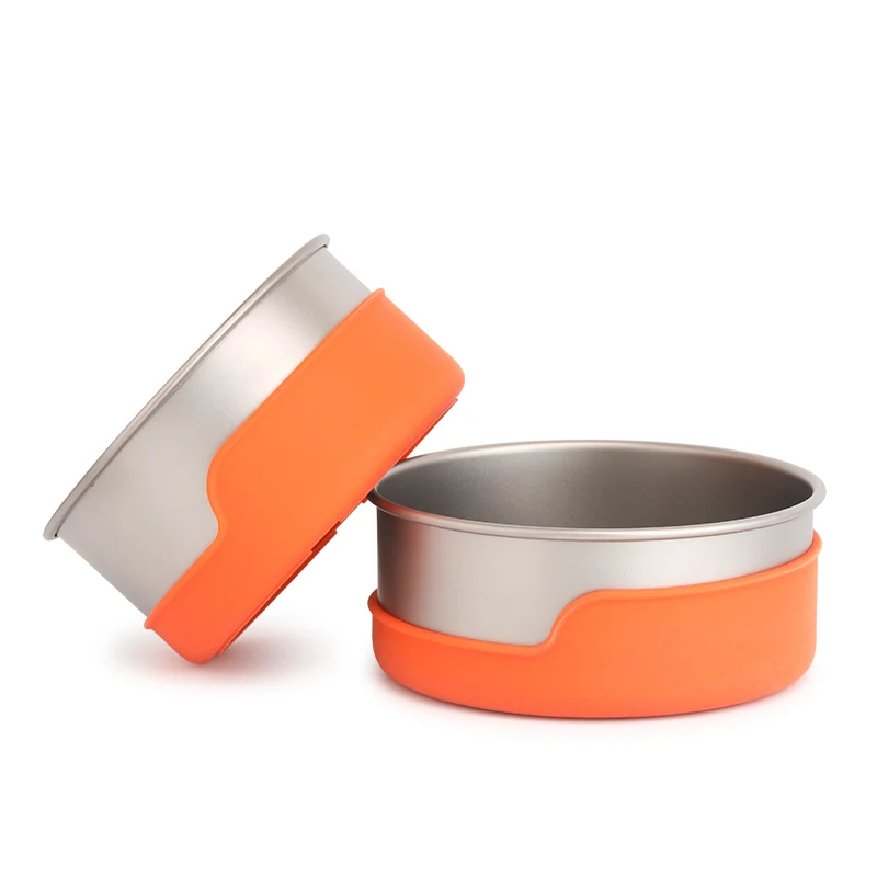 400ml and 450ml Tiartisan, чистый титан, миска для кемпинга, кастрюля, кастрюля, посуда, посуда, 400 мл или 450 мл - Цвет: 400ml and 450ml