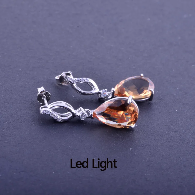 Женские серьги с зултанитом CSJ ювелирные изделия из стерлингового серебра 925