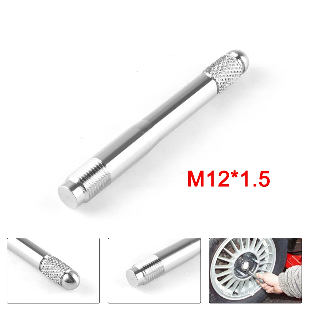 Car Wheel Hanger Pin Lug Hole Guide Alignment Tool for A1 A2 A3 A4 A5 Golf Passat Transporter BMW Mercedes M12 M14x1.5 / 1.25  - buy with discount