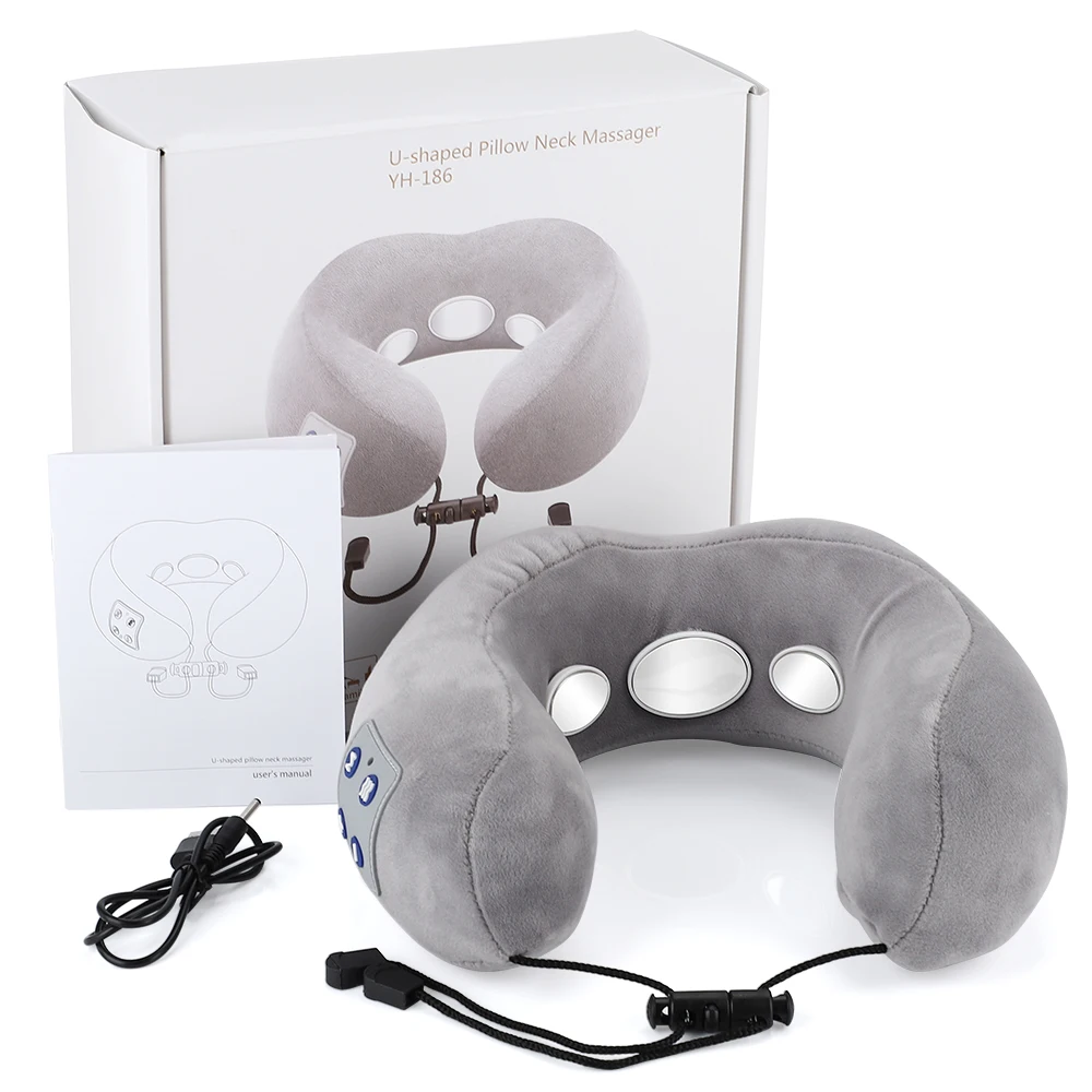 

Electric Heating Neck Massager U Shaped Pillow Portable Shoulder Cervical Massager Home Car Relaxing Massage Health Care Tools