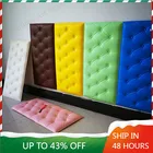 Наклейка на стену 3d, водостойкая, самоклеящаяся, для защиты от столкновений, татами, Декоративный Настенный Коврик для детской спальни