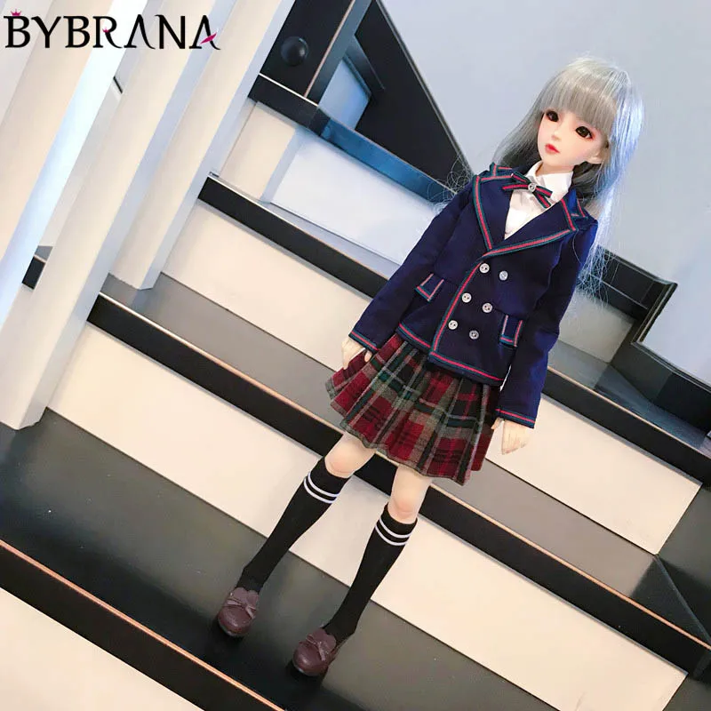 Шарнирная кукла Bybrana 1/31/4 гигантская школьная форма в японском и Европейском