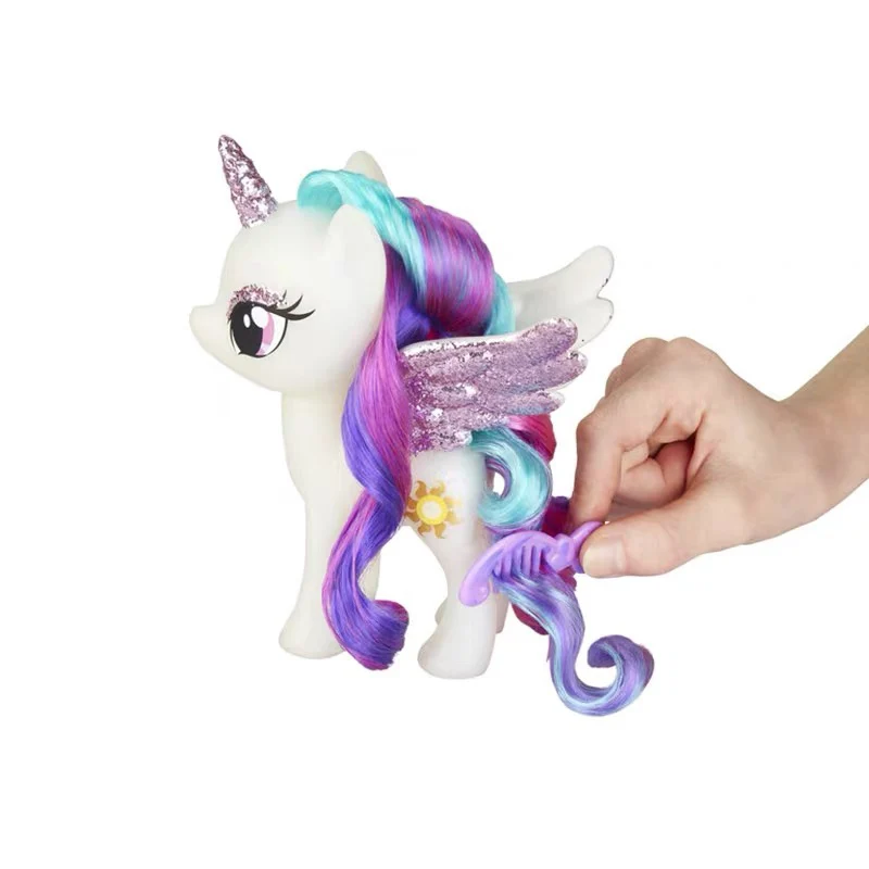 15 см игрушки My Little Pony королевская принцесса Луна Принцесса Селестия блестки ПВХ фигурка Коллекционная модель куклы