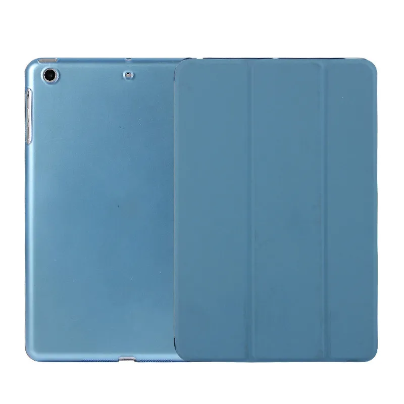 Синий Для Apple iPad 9,7 дюймов& спящий Wakup ультратонкий кожаный смарт-чехол для iPad A1822 A1823 A1893 - Цвет: Синий