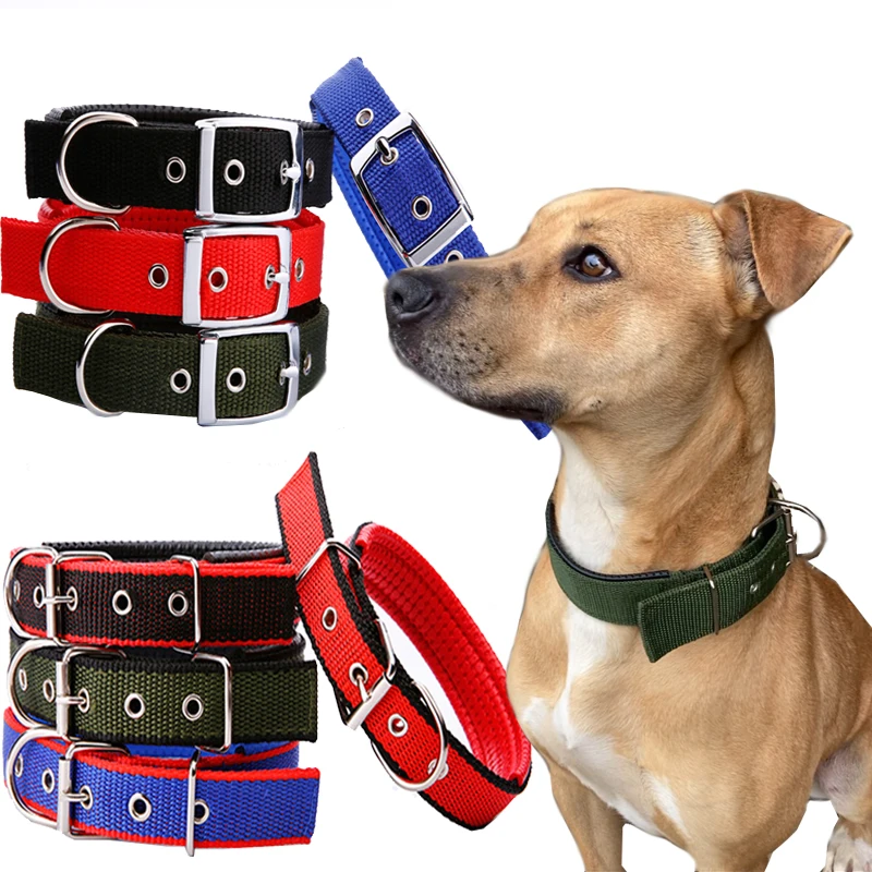 Ошейники для собак нейлоновый ошейник маленьких средних и больших Тедди Keji