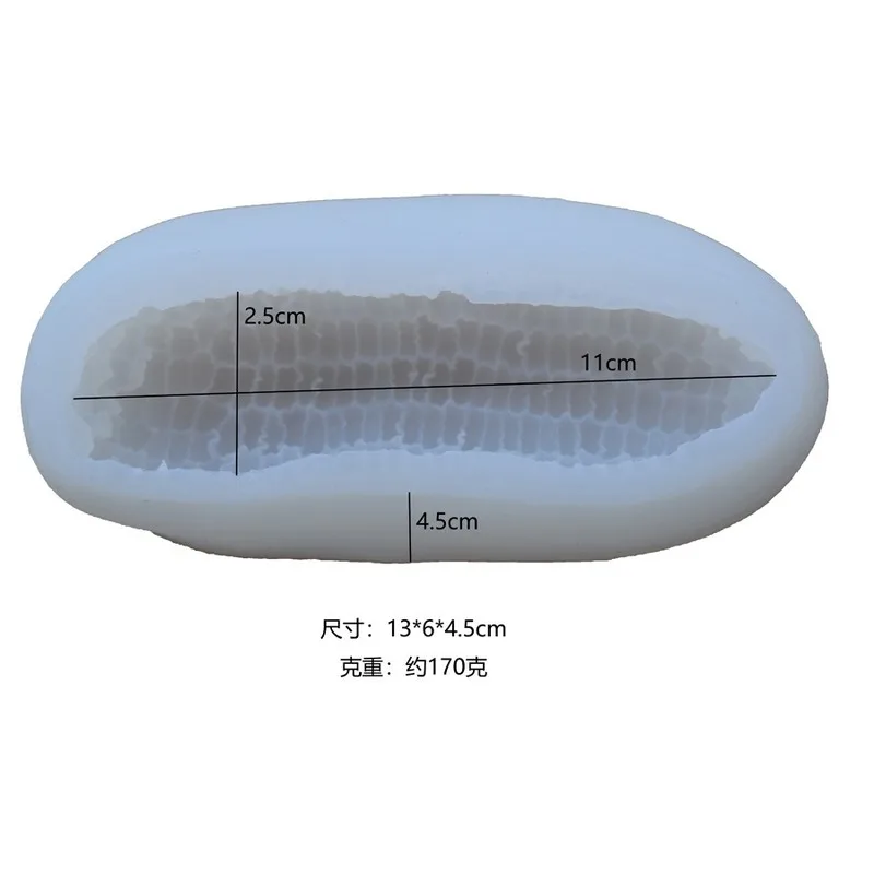 3D Реалистичная маленькая форма кукурузы мусс силиконовая DIY шоколадная помадка