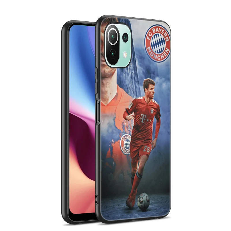 football star player phone case for xiaomi mi poco x3 nfc f3 gt m3 11i 11 ultra 10t pro a2 11 lite redmi k40 k20 7a black cover free global shipping