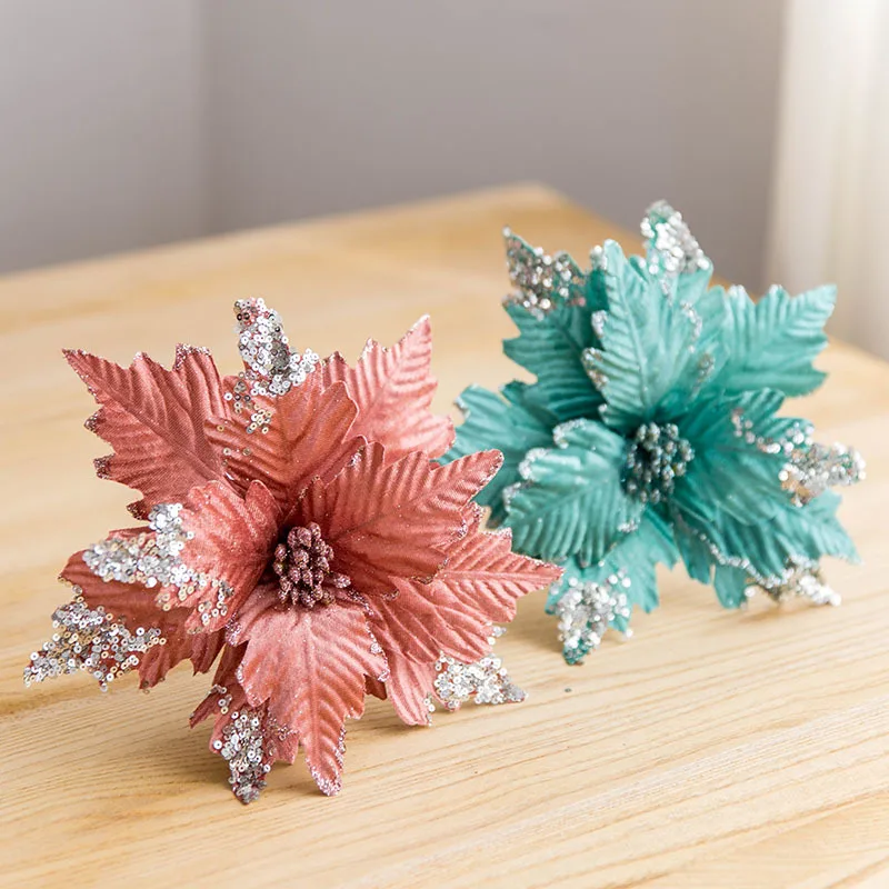 

news Christmas Tree Simulation Flower Xmas Tree Hanging Ornament home decoration accessories Family party supplies