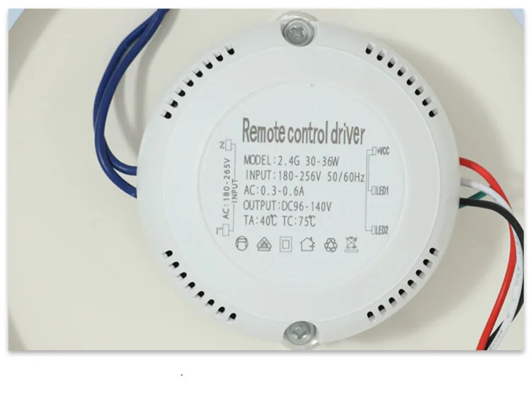 Современные светодиодные акриловые потолочные светильники круглый белый/черный