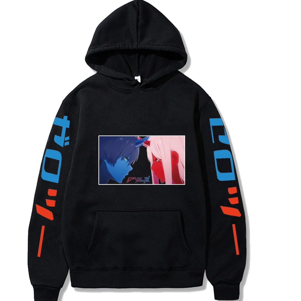 

Zero Two Fashion Anime Hoodies Pullovers Tops Unisex Clothes